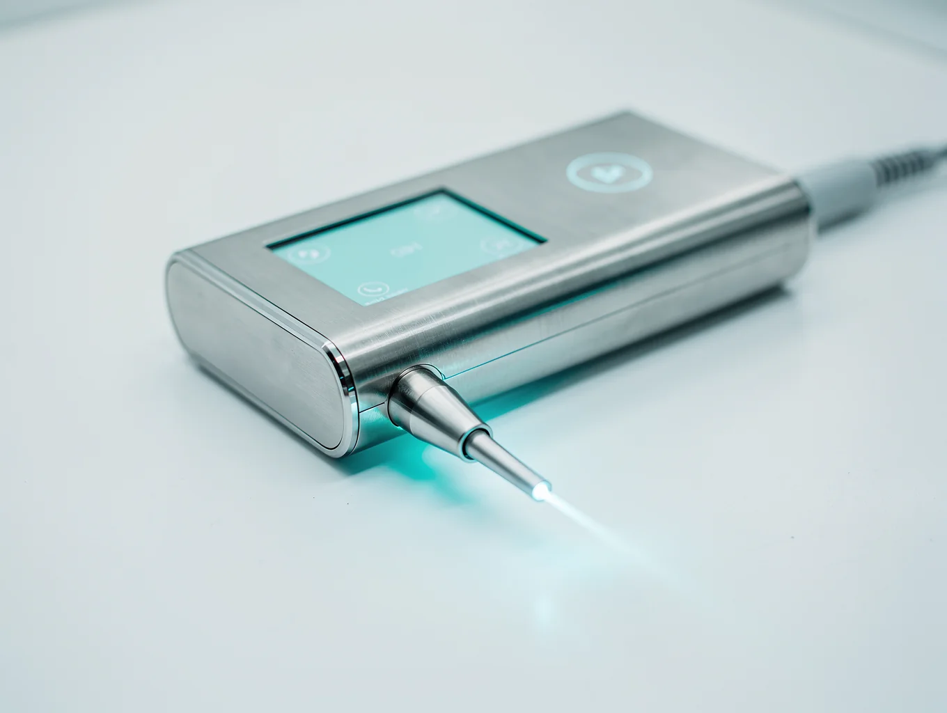 Modern dental soft tissue laser device in clinical operatory