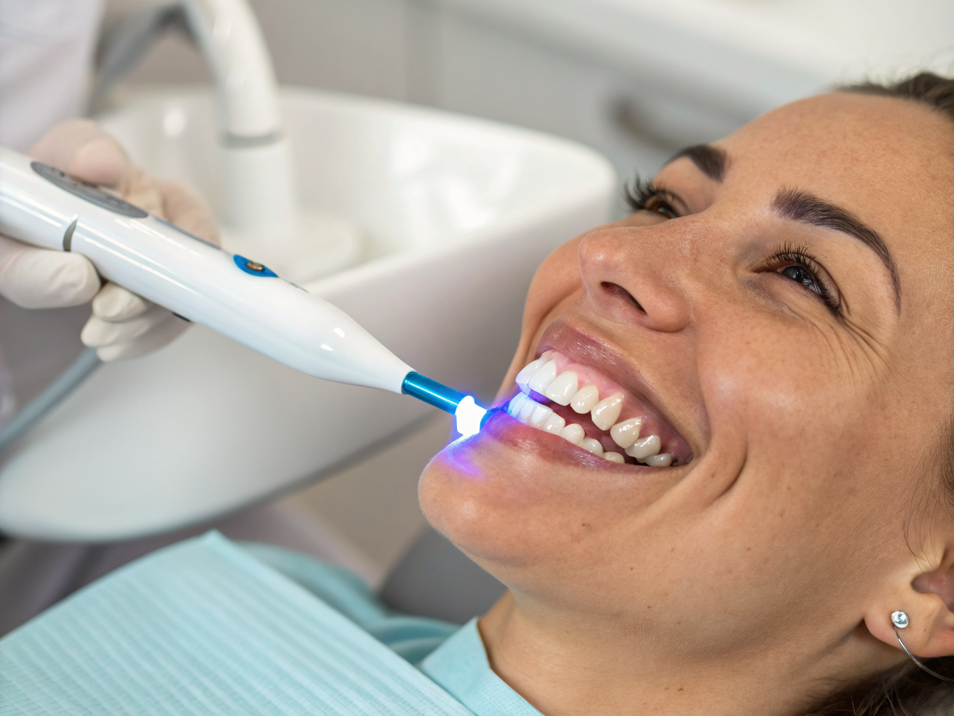 Deep Stain Laser Whitening after treatment